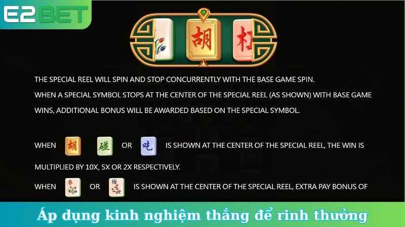 Áp dụng kinh nghiệm thắng để rinh thưởng