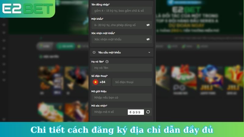 Chi tiết cách đăng ký địa chỉ dẫn đầy đủ