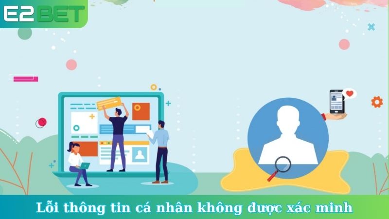 Lỗi thông tin cá nhân không được xác minh