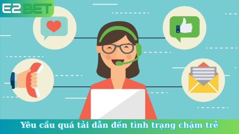 Yêu cầu quá tải dẫn đến tình trạng chậm trễ